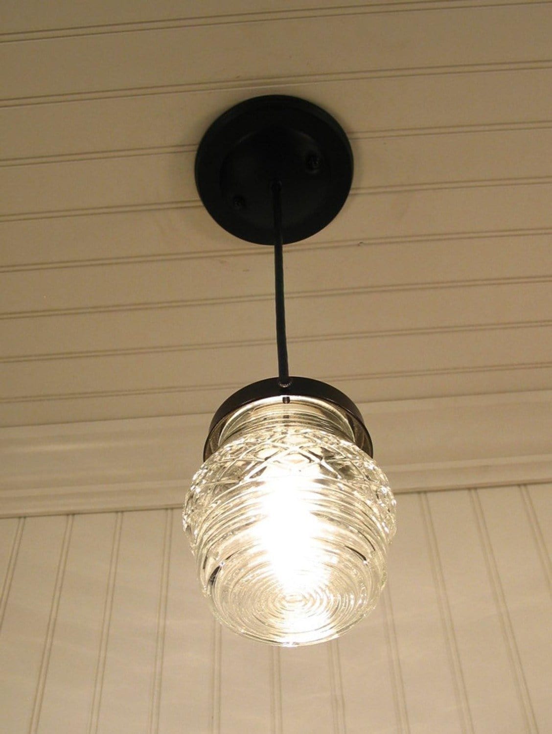 Vintage Porch Glass Pendant Light The Lamp Goods