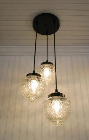 Acorn shaped lighting for ceilings
