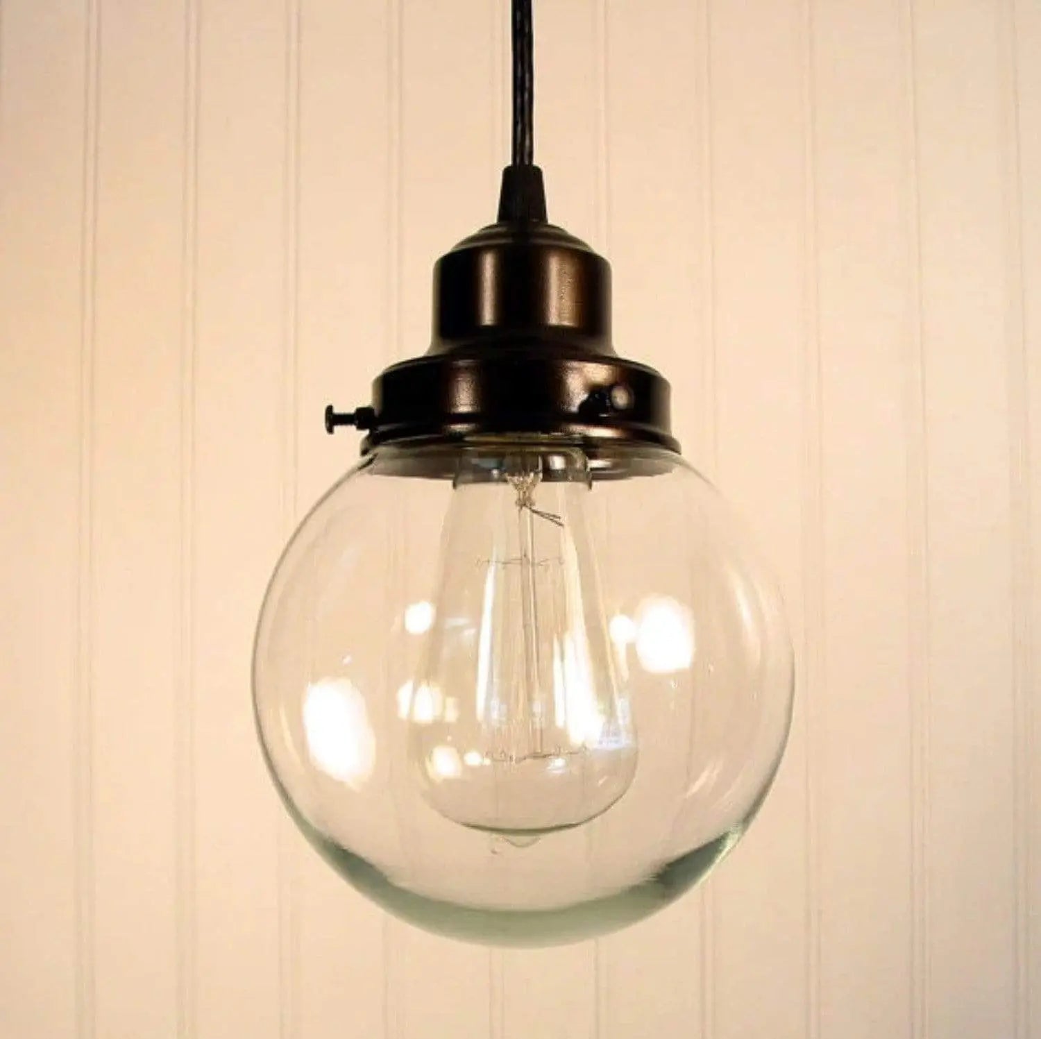 Biddeford II. Clear Glass PENDANT Light - The Lamp Goods
