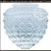 Acorn textured glass lamp globe replacement.
