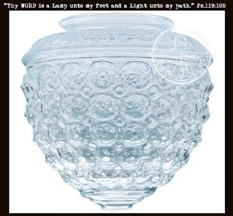 Acorn textured glass lamp globe replacement.
