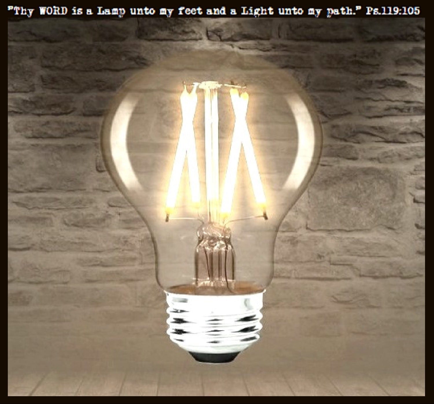 LED Edison style 6-watt light bulb, 60-watt equivalent, for mason jar lighting.

