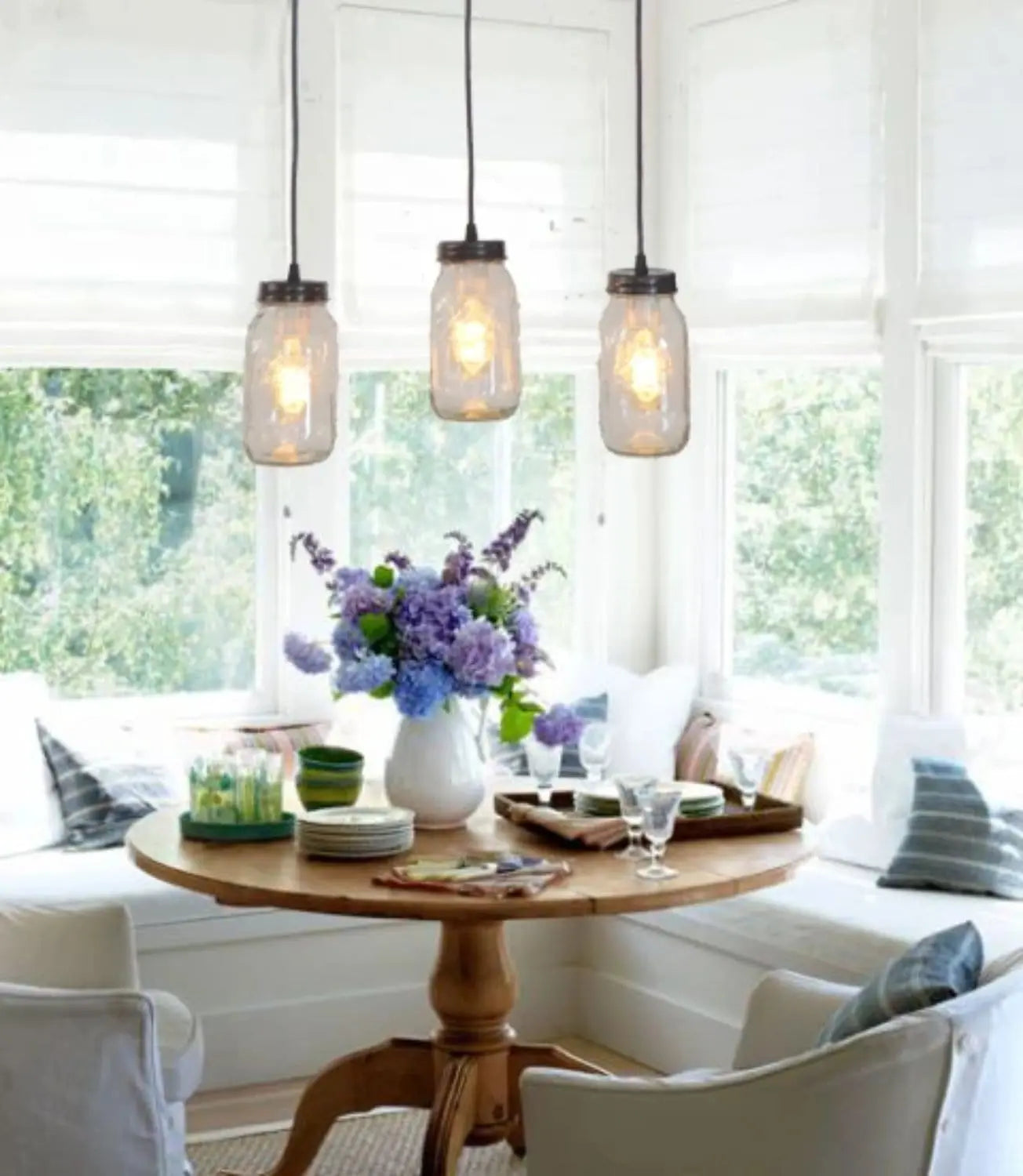 Mason Jar Dining Room Light