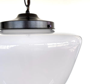 Large Antique Milk Glass Pendant Light The Lamp Goods