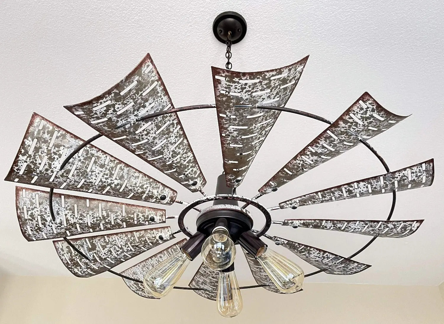 Windmill Chandelier Farmhouse Lighting Fixture - The Lamp Goods
