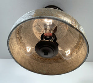 Rustic Bucket Farmhouse Light Fixture The Lamp Goods