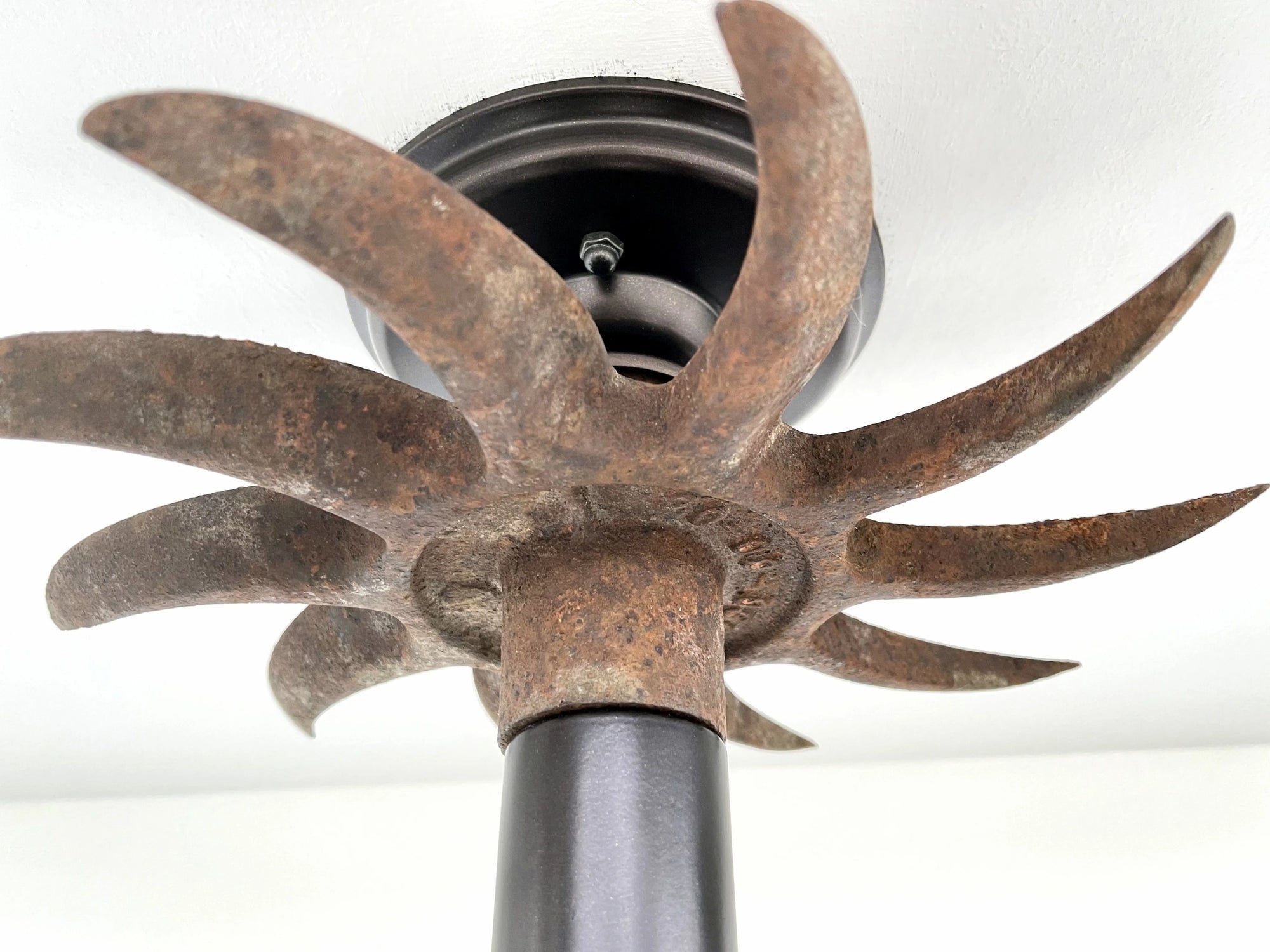 Rustic Vintage Threshing Wheel Ceiling Light The Lamp Goods