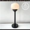 Schoolhouse Milk Glass Tall Table Lamp The Lamp Goods