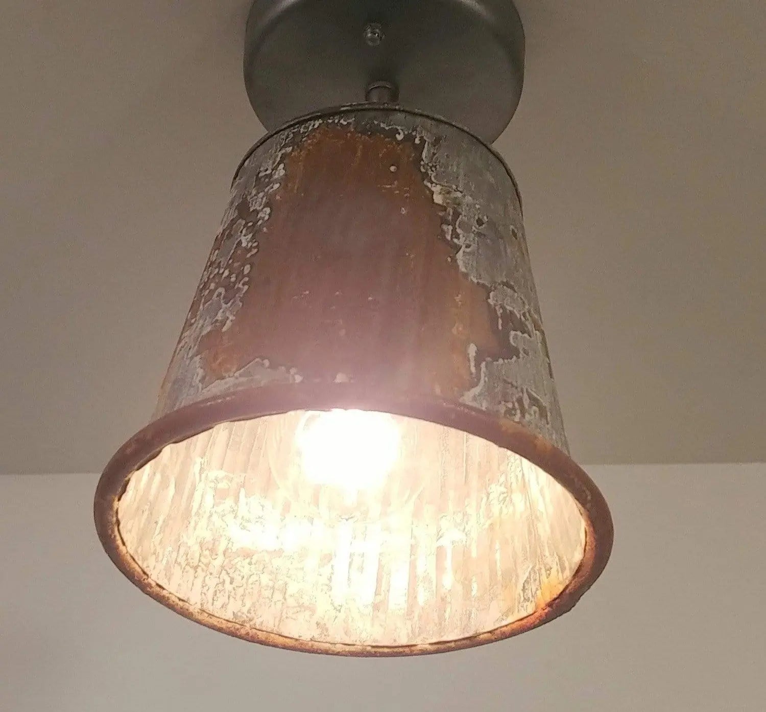 Rusty Barn Metal Galvanized Chain Light The Lamp Goods