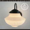 Traditional Milk Glass Sconce Wall Light The Lamp Goods