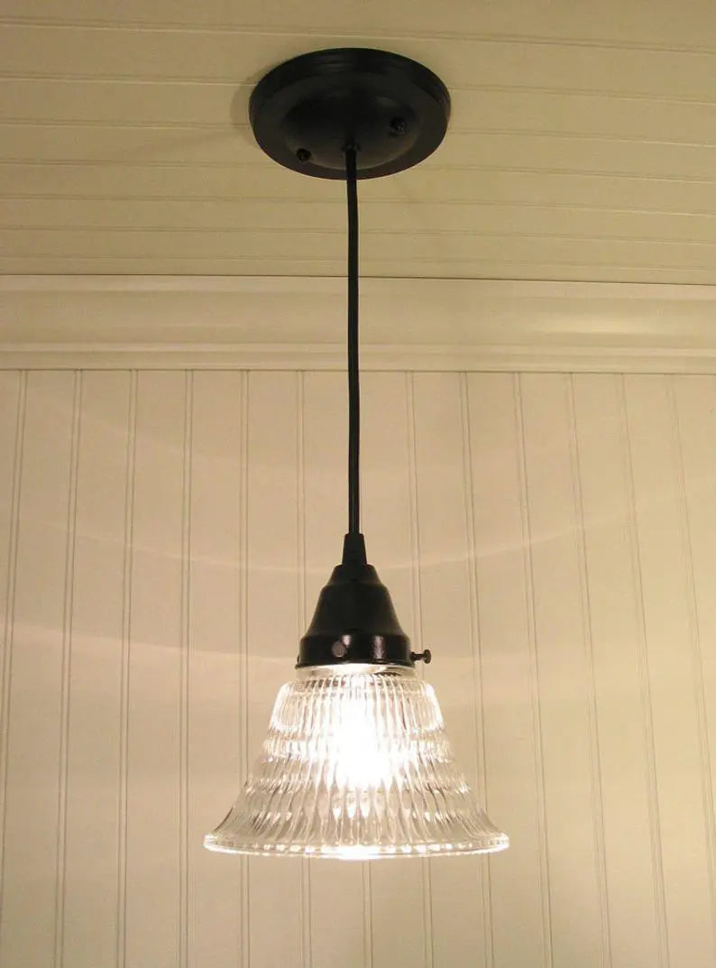 Vintage shop holophane lighting