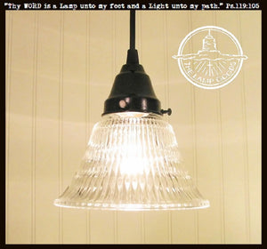 Vintage Holophane Pendant Light The Lamp Goods