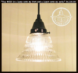 Vintage Holophane Pendant Light